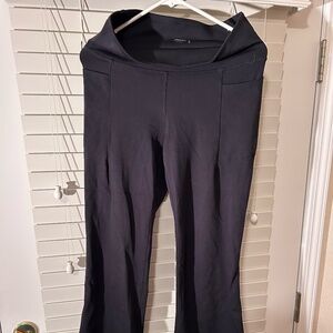 Jockey yoga exercise pants, flare leg, black